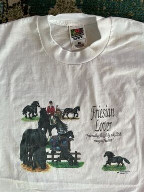 Small Vintage 90’s “Friesian Lover” T-Shirt